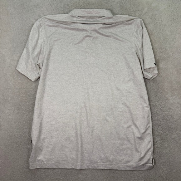 Straight Down Mens Large Polo Shirt Dallas Athletic Club Gray Heather Golf Sport - Picture 7 of 8